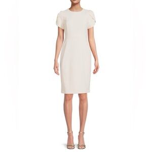 Calvin Klein Cream Midi Dress